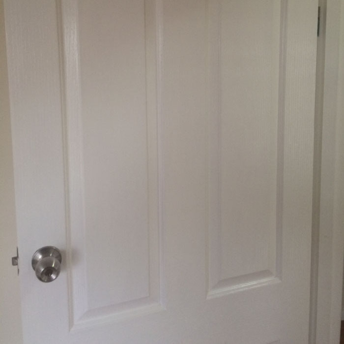 how to repair rubbing  door